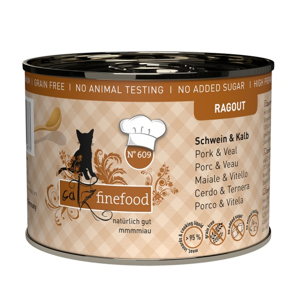 Catz finefood Ragout – N°609 – Varkens & Kalfsvlees