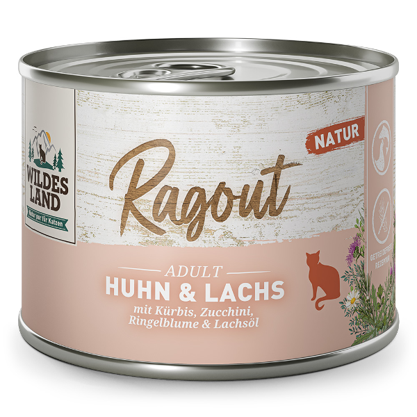Wildes Land Ragout kat 180g kip & zalm