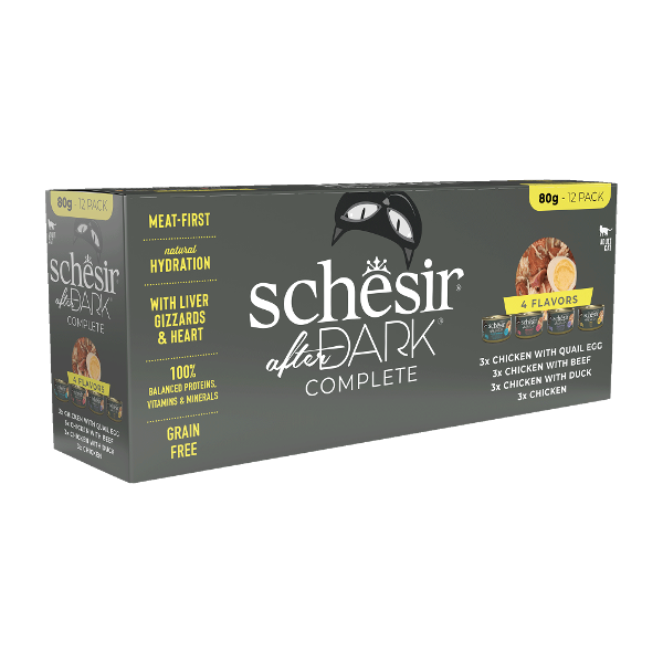 Schesir After Dark in broth multipack 12 x 80g Schesir After Dark in broth multipack 12 x 80g