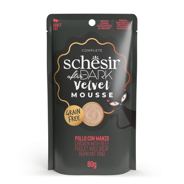 Schesir After Dark Velvet-mousse 80g kip & rund