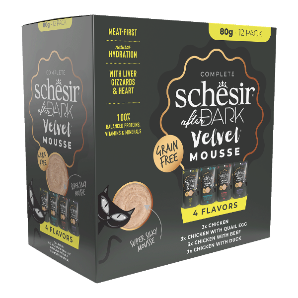 Schesir After Dark Velvet Mousse 12 x 80g multipack