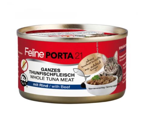 Feline Porta 21 Blikje 90g Tonijn & Rund