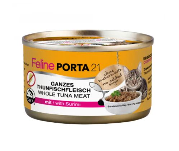 Feline Porta 21 Blikje 90g Tonijn & Surimi